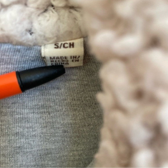 Weatherproof Vintage 1948 Cranberry Red‎ Faux Shearling Quarter Zip - Picture 4 of 7